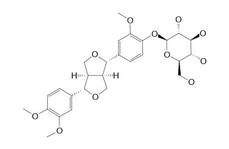 (+)-PINORESINOL-MONO-METHYLETHER-BETA-D-GLUCOPYRANOSIDE