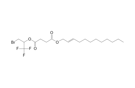 Succinic acid, dodec-2-en-1-yl 1-bromo-3,3,3-trifluoroprop-2-yl ester