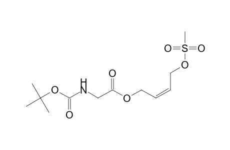 2-Butene-1,4-diol, methanesulfonate t-butoxycarbonylaminoacetate