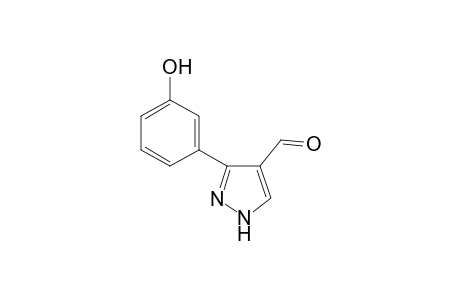 1H-Pyrazole-4-carbaldehyde, 3-(3-hydroxyphenyl)-