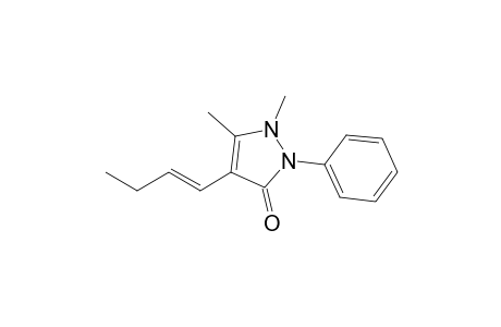 4-[(E)-but-1-enyl]-1,5-dimethyl-2-phenyl-3-pyrazolin-3-one