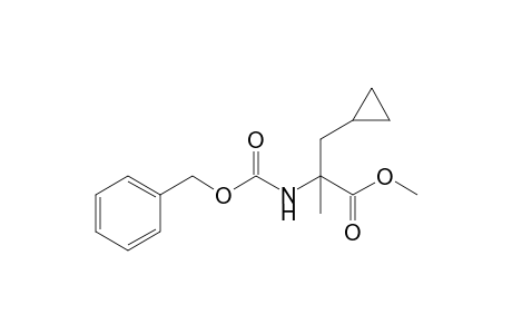 Methyl 2-[(benzyloxycarbonyl)amino]-3-cyclopropyl-2-methylpropionate