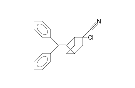 7-Benzhydrilidene-endo-2-chloro-bicyclo-[2.2.1]-heptane-exo-2-carbonitrile