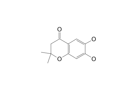 2,2-Dimethyl-6,7-bis(oxidanyl)-3H-chromen-4-one