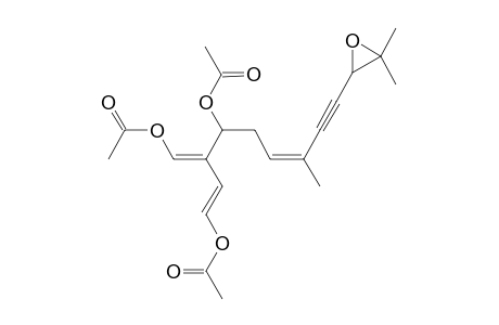 10,11-EPOXYCAULERPEYNE,DIASTEREOMER-#1;(1E,6E)-3-[(Z)-ACETOXYMETHYLIDENE]-10,11-EPOXY-7,11-DIMETHYL-DODECA-1,6-DIEN-8-YNE-1,4-DIYL-DIACETATE