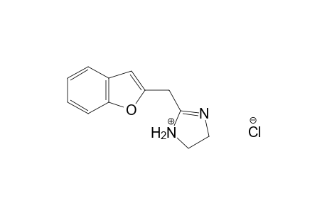 2-[(2-imidazolin-2-yl)methyl]benzofuran, monohydrochloride