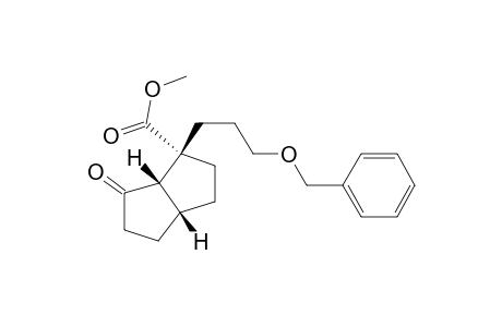 1-Pentalenecarboxylic acid, octahydro-6-oxo-1-[3-(phenylmethoxy)propyl]-, methyl ester, (1.alpha.,3a.beta.,6a.beta.)-