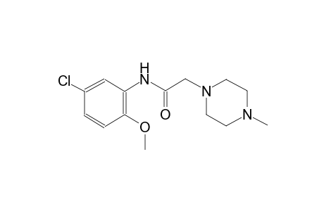 N-(5-chloro-2-methoxyphenyl)-2-(4-methyl-1-piperazinyl)acetamide
