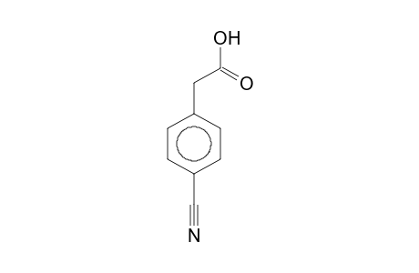 Benzeneacetic acid, 4-cyano-