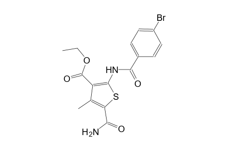 ethyl 5-(aminocarbonyl)-2-[(4-bromobenzoyl)amino]-4-methyl-3-thiophenecarboxylate