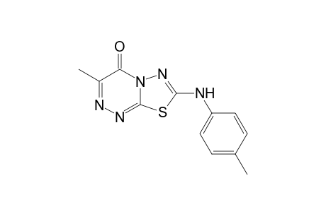 3-Methyl-7-(4-methylanilino)-[1,3,4]thiadiazolo[2,3-c][1,2,4]triazin-4-one