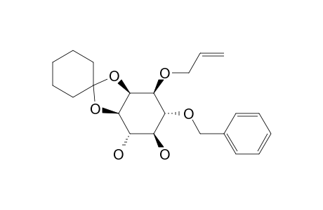 (-)-3-O-allyl-4-O-Benzyl-1,2-O-cyclohexylidene-myo-inositol