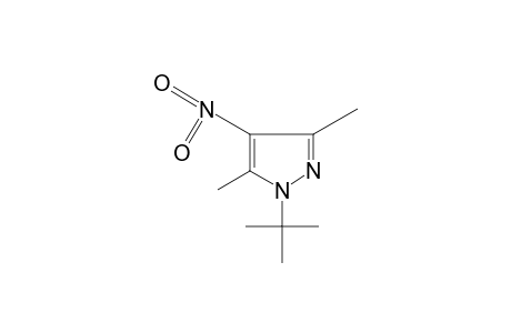 1-tert-butyl-3,5-dimethyl-4-nitropyrazole