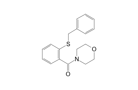 Benzyl 2-(4-morpholinylcarbonyl)phenyl sulfide