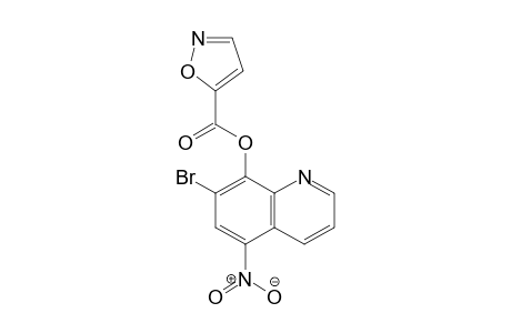 5-Isoxazolecarboxylic acid, 7-bromo-5-nitro-8-quinolinyl ester