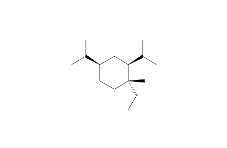 (1R,2S,4R)-1-ethyl-1-methyl-2,4-di(propan-2-yl)cyclohexane