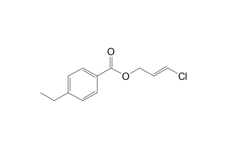 4-Ethylbenzoic acid, 3-chloroprop-2-enyl ester