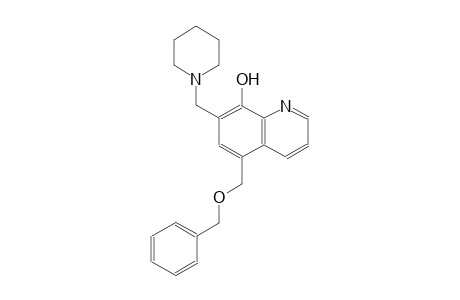 5-benzyloxymethyl-7-piperidinomethyl-8-hydroxyquinoline