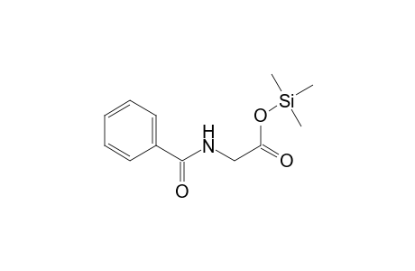 Glycine, N-benzoyl-, trimethylsilyl ester