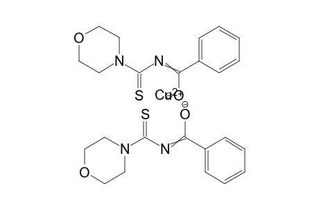 copper(II) N-(morpholine-4-carbonothioyl)benzimidate