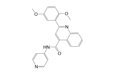 2-(2,5-dimethoxyphenyl)-N-(4-pyridinyl)-4-quinolinecarboxamide