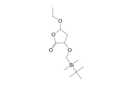 5-Ethoxy-3-{[(t-butyl)dimethylsilyl]methoxy}-tetrahydrofuran-2-one