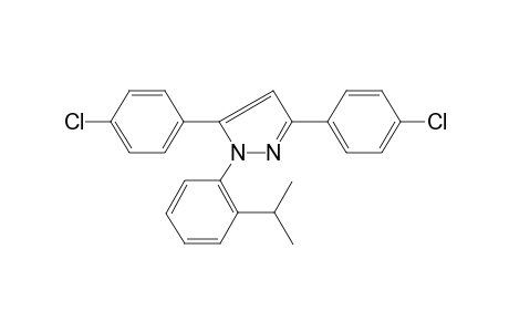 3,5-bis(4-chlorophenyl)-1-(2-isopropylphenyl)pyrazole
