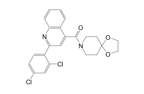 2-(2,4-dichlorophenyl)-4-(1,4-dioxa-8-azaspiro[4.5]dec-8-ylcarbonyl)quinoline