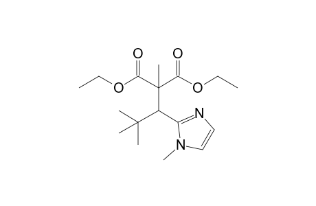 2-[2,2-dimethyl-1-(1-methyl-2-imidazolyl)propyl]-2-methylpropanedioic acid diethyl ester