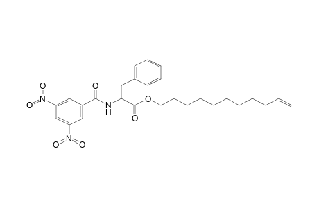 Phenylalanine, N-(3,5-dinitrobenzoyl)-, 10-undecen-1-yl ester