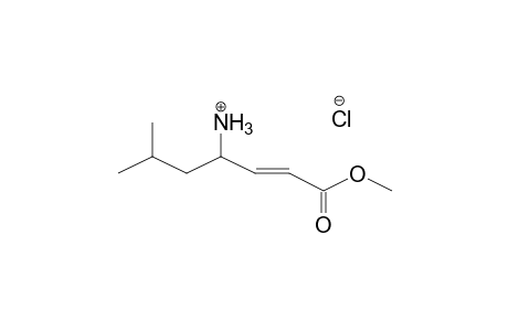 (E,S)-2-heptensaeure, 4-amino-6-methyl-, methylester, hydrochlorid