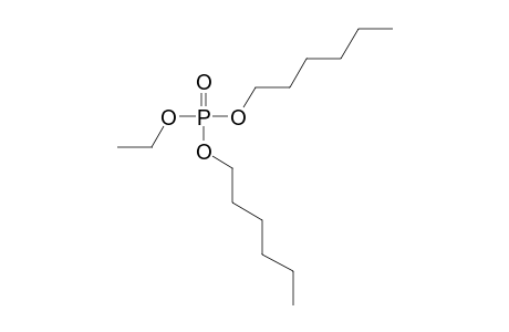 Phosphoric acid, dihexyl ethyl ester