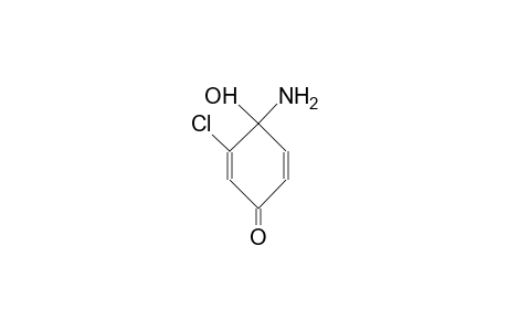 4-Amino-3-chloro-4-hydroxy-2,5-cyclohexadienone