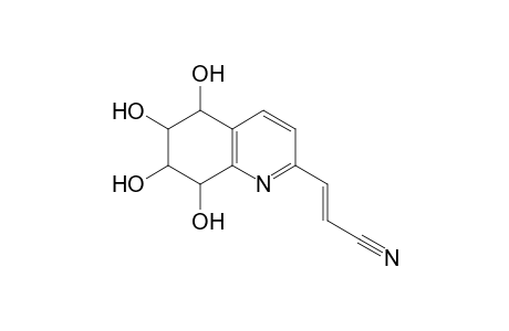 5,6,7,8-Tetrahydroxy-2-(2'-cyanoethenyl)-5,6,7,8-tetrahydroquinoline