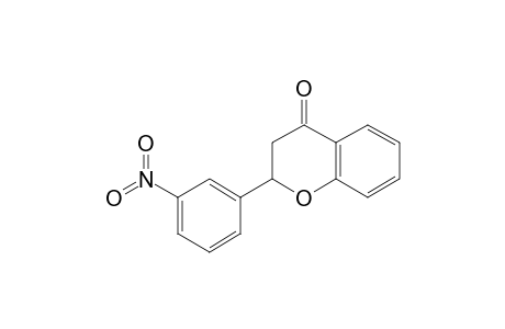 2,3-Dihydro-2-(3-nitrophenyl)-4H-1-benzopyran-4-one