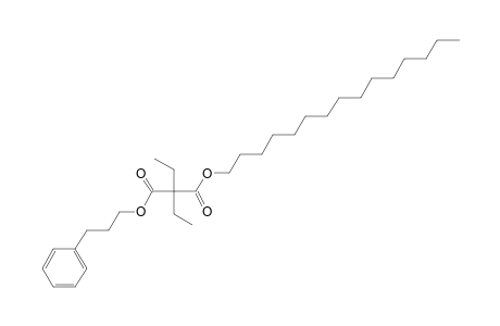 Diethylmalonic acid, pentadecyl 3-phenylpropyl ester