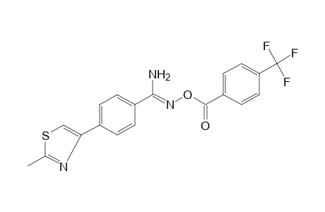 p-(2-methyl-4-thiazolyl)-O-(alpha,alpha,alpha-trifluoro-p-toluoyl)benzamidoxime