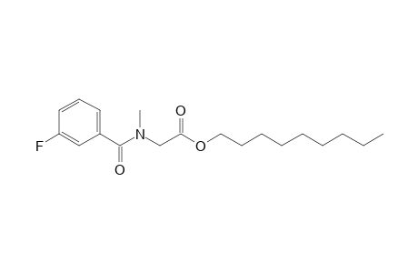 Sarcosine, N-(3-fluorobenzoyl)-, nonyl ester