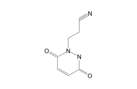 3,6-dioxo-1,2,3,6-tetrahydro-1-pyridazinepropionitrile