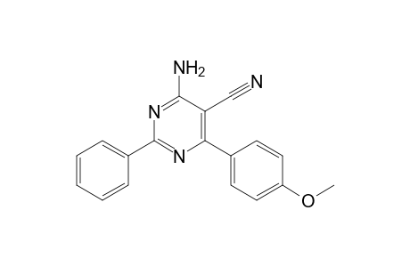 4-AMINO-6-(4'-METHOXYPHENYL)-2-PHENYLPYRIMIDINE-5-CARBONITRILE