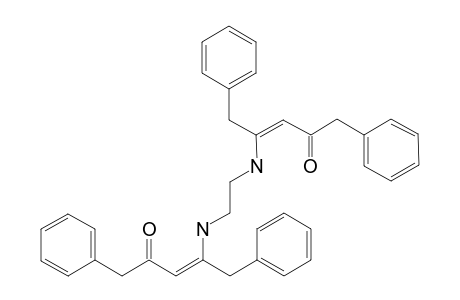 (Z)-4-[2-[[(Z)-1-benzyl-3-keto-4-phenyl-but-1-enyl]amino]ethylamino]-1,5-diphenyl-pent-3-en-2-one