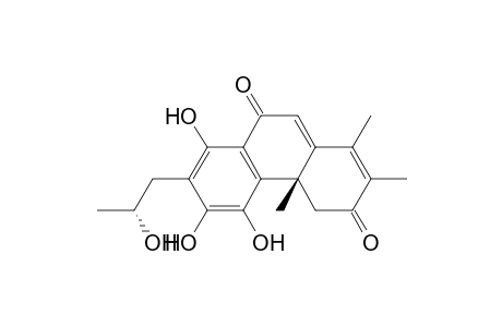 3,9-Phenanthrenedione, 4,4a-dihydro-5,6,8-trihydroxy-7-(2-hydroxypropyl)-1,2,4a-trimethyl-, [R-(R*,S*)]-