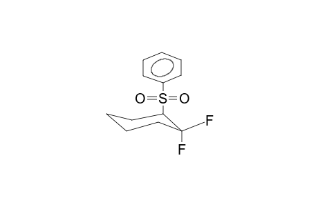 1,1-DIFLUORO-2A-PHENYLSULPHONYLCYCLOHEXANE