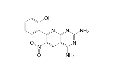 2-(2,4-Diamino-6-nitropyrido[2,3-d]pyrimidin-7-yl)phenol