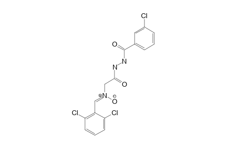 N-{[3-(m-chlorobenzoyl)carbazoyl]methyl}-alpha-(2,6-dichlorophenyl)nitrone