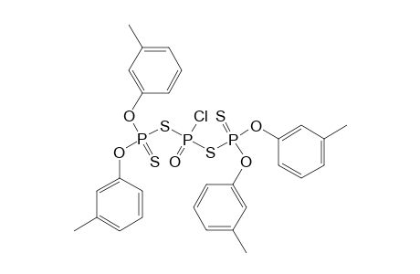 BIS-[BIS-(META-TOLYLOXY)-PHOSPHOROTHIOYLTHIO]-(OXO)-PHOSPHORUS-(V)-CHLORIDE