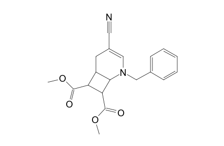 2-Azabicyclo[4.2.0]oct-3-ene-7,8-dicarboxylic acid, 4-cyano-2-(phenylmethyl)-, dimethyl ester