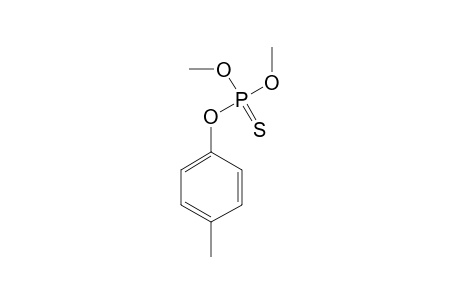 phosphorothioic acid, O,O-dimethyl O-p-tolyl ester