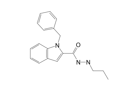 1-benzylindole-2-carboxylic acid, 2-propylhydrazide