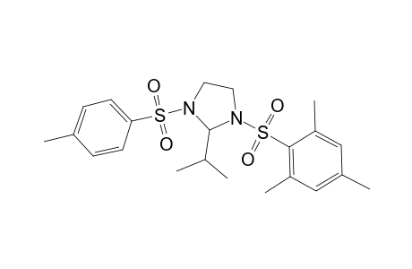 1-(4-Methylphenyl)sulfonyl-2-propan-2-yl-3-(2,4,6-trimethylphenyl)sulfonyl-imidazolidine